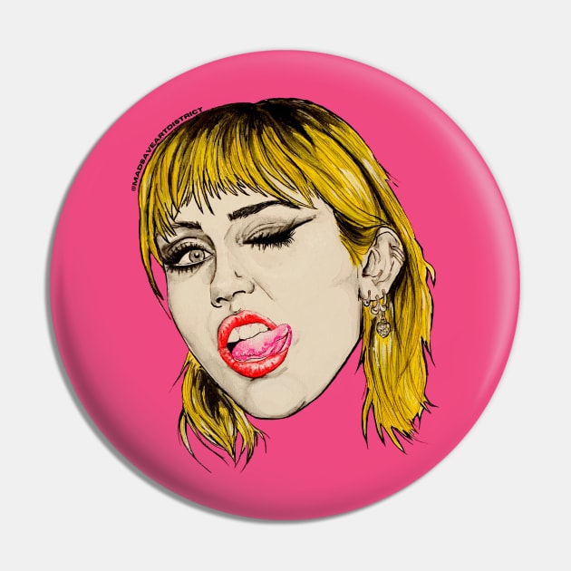 She's Just Being Miley Pin by MadsAve