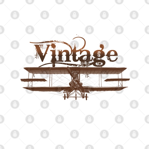 Vintage airplane by sibosssr