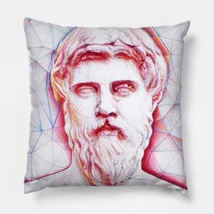 Plutarch Portrait | Plutarch Artwork | Line Art Pillow