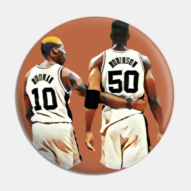 Dennis and David Pin by HoopDynastees