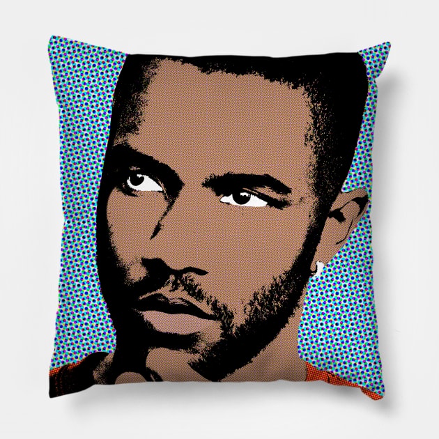 frank ocean style pop art Pillow by soundofpopart