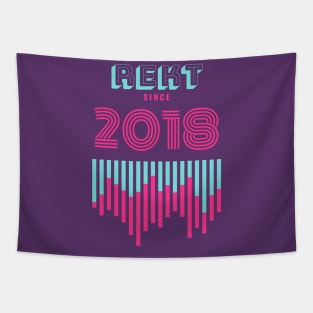 Rekt Since 2018 Tapestry