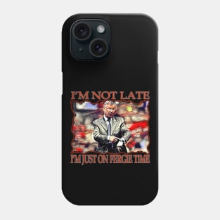 Mancs Gone Mad - Sir Alex Ferguson - FERGIE TIME Phone Case