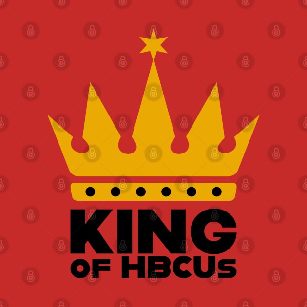 King Of HBCUs Gold/Black Logo Tee by King Of HBCUs