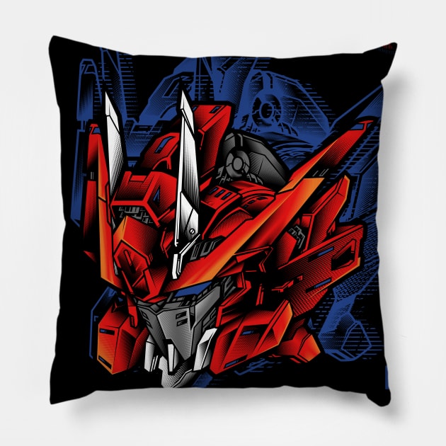 Mecha Gundam Pillow by midthos