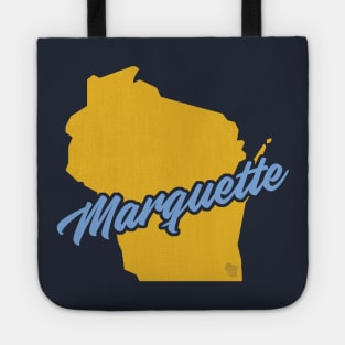 Marquette Script State Tote