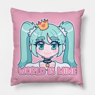 Miku World is mine Pillow