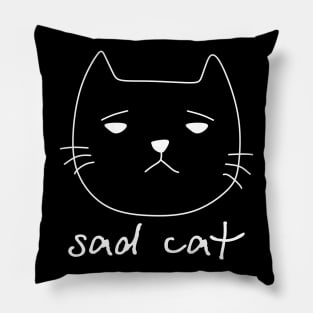 Sad cat Pillow