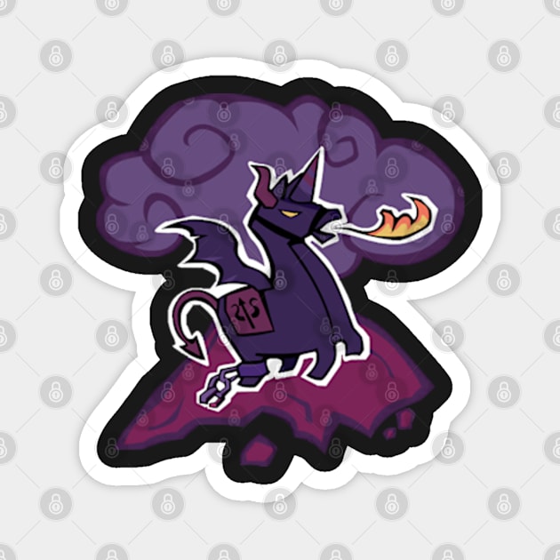 Dark Llama Magnet by AttieParetti87