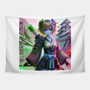 Samurai Archer Girl Tapestry