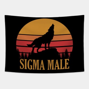 Sigma Male Vintage Tapestry