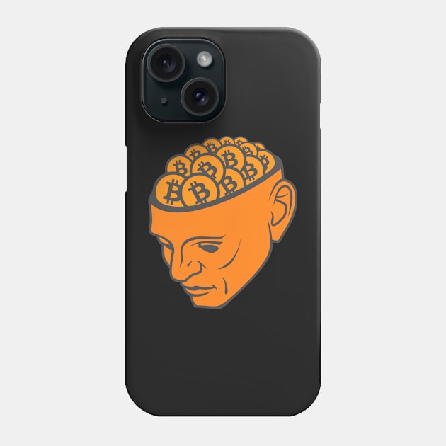 Bitcoin Brains Phone Case by cryptogeek