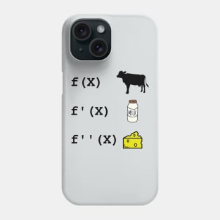 Funny Derivative Analysis Mathematics Math Teacher Phone Case