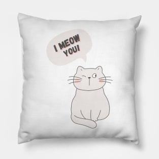 I Meow You Pillow