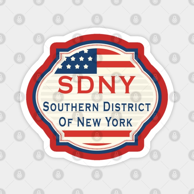 SDNY southern district court of new york Magnet by Mako Design 