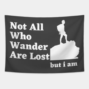 Not All Who wander are lost but i am Tapestry