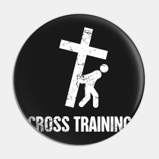 Cross Training – Christian Workout Pin