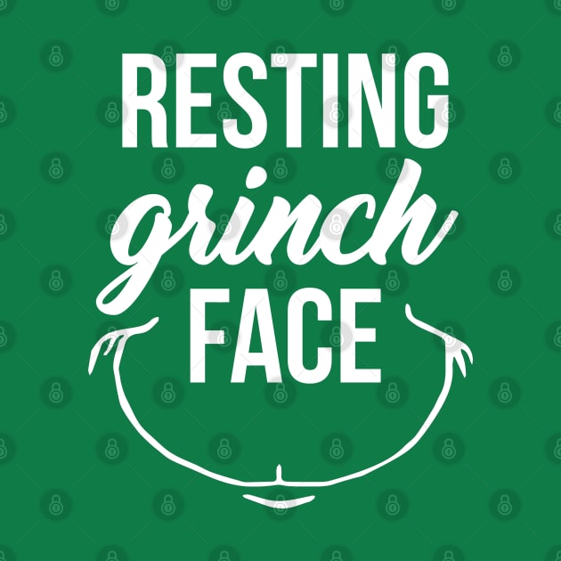 Resting Grinch Face by kathleenjanedesigns