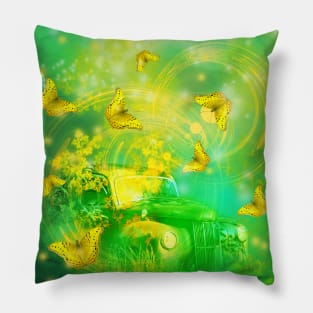 Dream wreck with butterflies Pillow