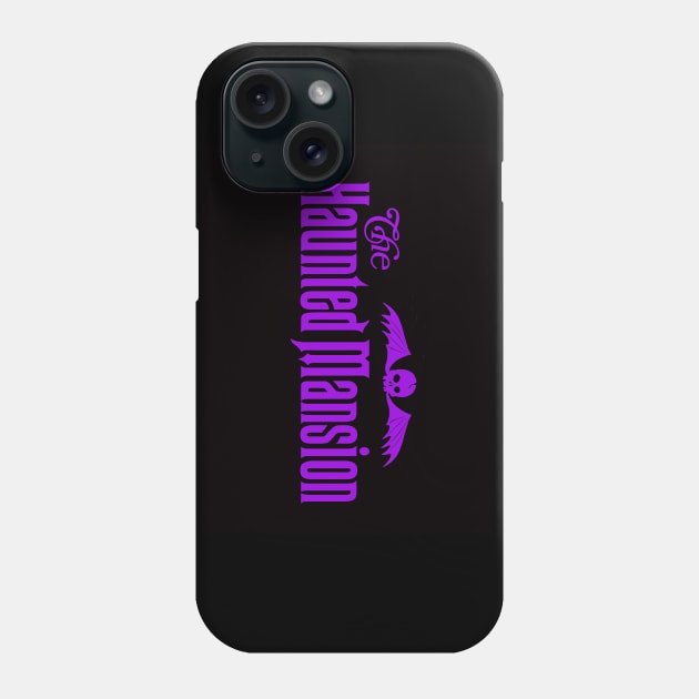 HAUNTED MANSION - Logo - Purple Phone Case by vampsandflappers