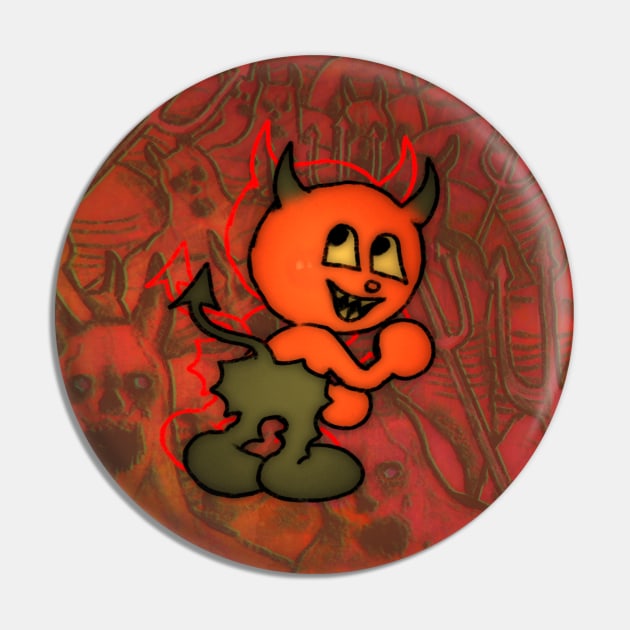 Dimension hell Pin by Plastiboo