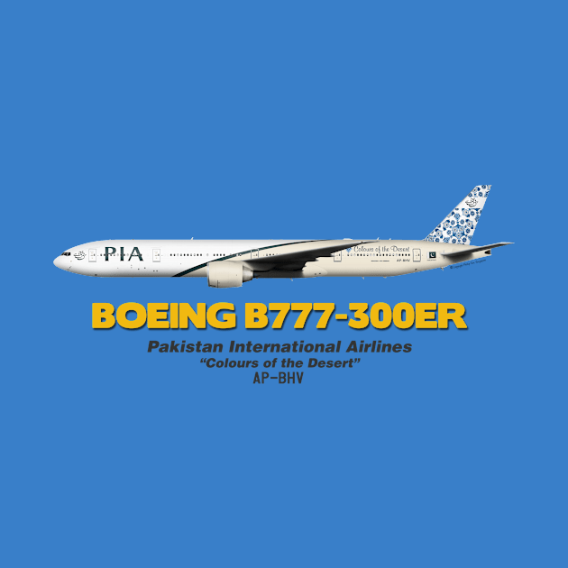 Boeing B777-300ER - Pakistan International Airlines "Colours of the Desert" by TheArtofFlying