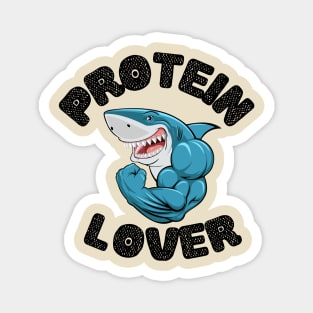 Shark Loves Protein Magnet