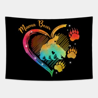 Mama Bear Color LGBT Tapestry