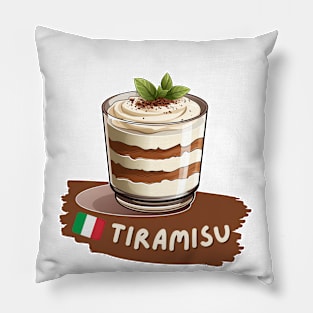 Tiramisu | Italian cuisine | Traditional Food Pillow