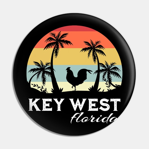 Key West Florida Chicken Lover Souvenir Pin by grendelfly73