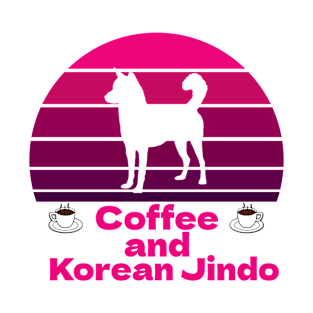 Coffee and Korean Jindo T-Shirt