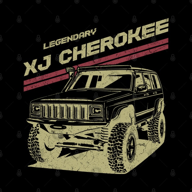 XJ-series Jeep Cherokee Jeep car trailcat by alex77alves