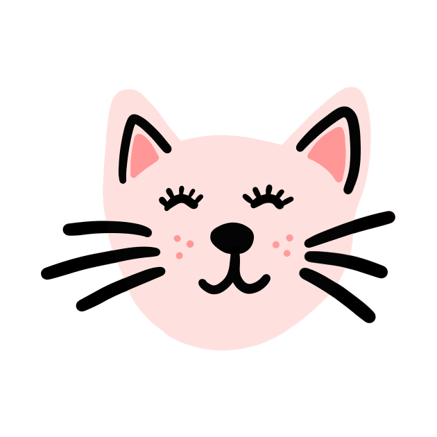 Cute cat illustration by bigmomentsdesign