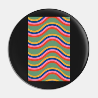 70s retro colors design Pin