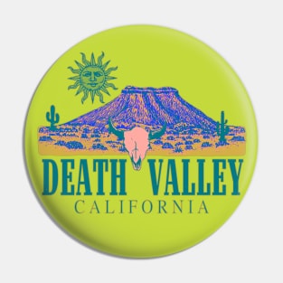 Death Valley California Psychedelic Tie Dye 2 Pin