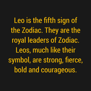 LEO ZODIAC T-Shirt