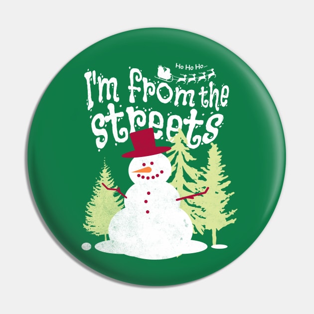 Christmas Snowman Costume a Sarcastic People Funny Pin by alcoshirts