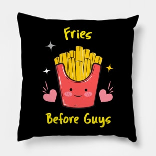 Fries Before Guys  Food Humor, French Fry Pillow