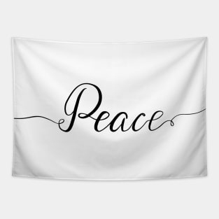 Peace lettering Tapestry