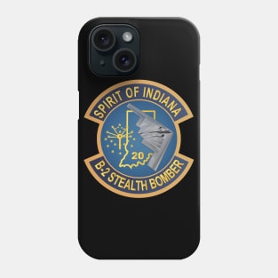 B2 - Spirit of Indiana - Stealth Bomber wo Txt Phone Case