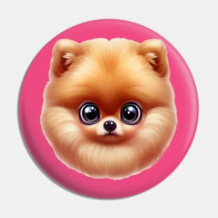 Wagtastic Pomeranian Pin