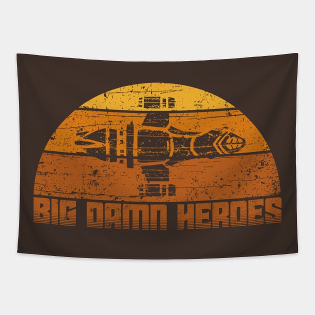 Big Damn Heroes Tapestry by kg07_shirts