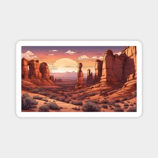 Utah: arches National park Magnet