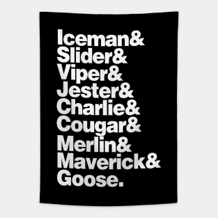 Top Gun Names List Tapestry