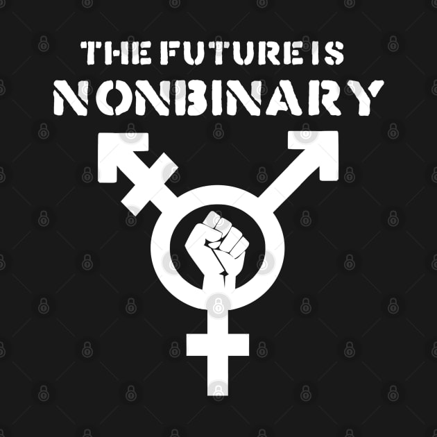 The Future is Nonbinary (White) by Micah