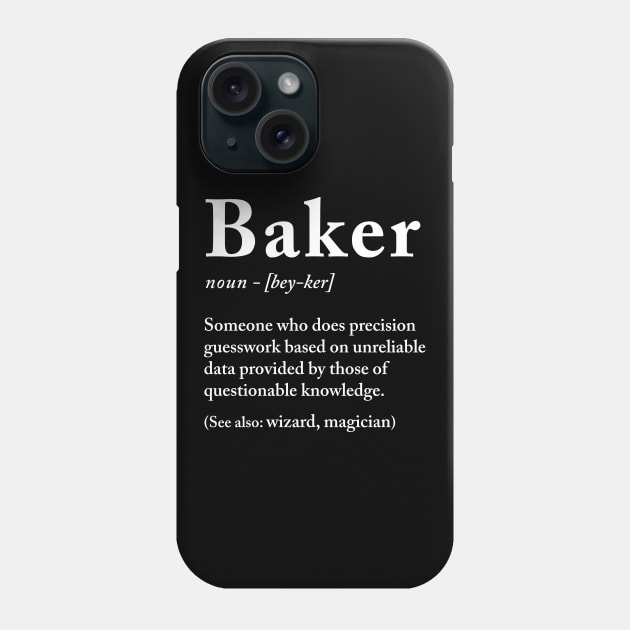 Baker Definition Phone Case by Periaz