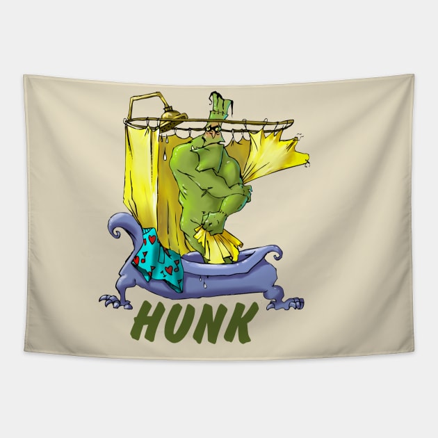 Hunk Tapestry by Tony Morgan