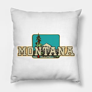 Montana Vintage Style Pillow