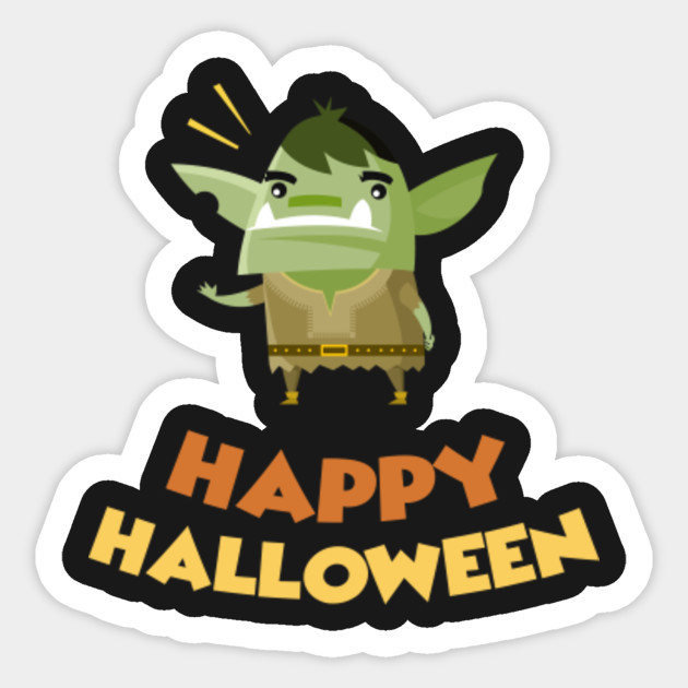 Happy Halloween Trick Or Treat Goblin