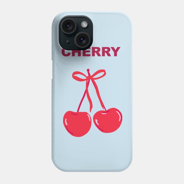 Cherry Phone Case by GULSENGUNEL